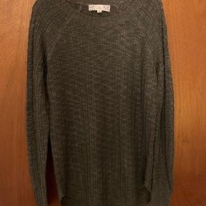 Army green sweater in size small!